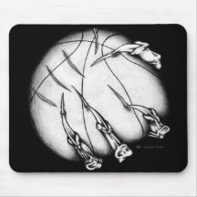 Demonic Basketball Mouse Pads
