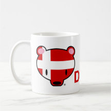 Denmark kuma-chan mugs