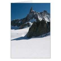 Dent du Geant - Mont Blanc Greeting Cards