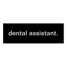 Dental Assistant Business Card