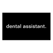 Dental Assistant Business Card Templates