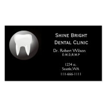 Dental businesscards with appointment card business card templates