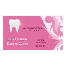 Dental businesscards with appointment card business card