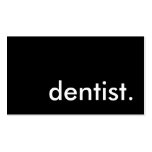 dentist. business card