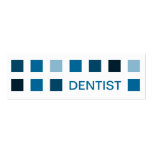 DENTIST (mod squares) Business Card Template