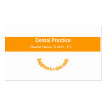 Dentists Modern Text Design Appointment Card Business Cards