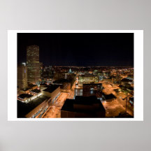 Denver at night posters