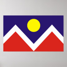 Denver, Colorado Flag Posters