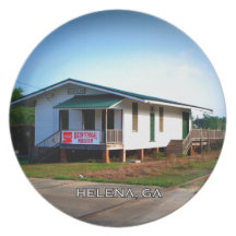 DEPOT - Helena, Georgia Plate