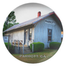 DEPOT - Parrott, Georgia Party Plate