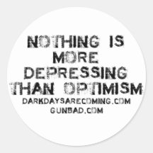 Depressing Optimism Stickers