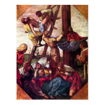 Descent from the Cross by Tintoretto Post Cards