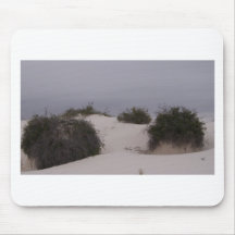 Desert Brush in White Sand Mousepad
