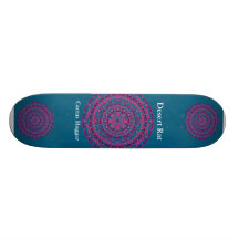 Desert Rat Skateboard with Cholla Cactus