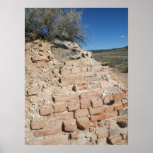 desert ruins poster