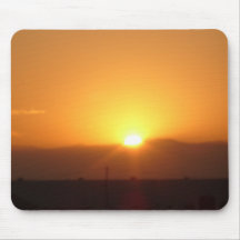 desert sunrise mouse pad