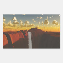 Desert Waterfall Sticker
