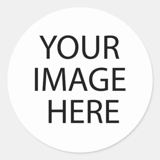 Design Your Own Custom Gifts - Blank Round Stickers