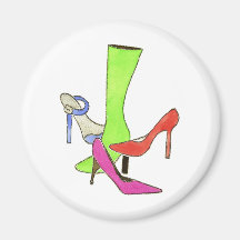 designer shoes FINAL Refrigerator Magnet