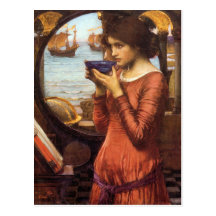 Destiny Pre-Raphaelite Postcard By J W  Waterhouse