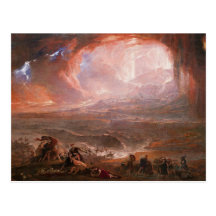 Destruction Of Pompeii And Herculaneum Post Card
