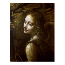 Detail of the Angel, from The Virgin of the Postcard