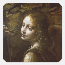 Detail of the Angel, from The Virgin of the Square Stickers