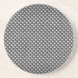 Detailed Carbon Fibre Textured Drink Coaster