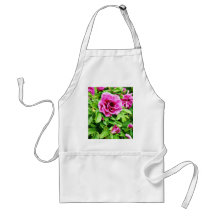 Detailed Photo Of Rose Flower Apron