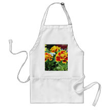 Detailed Photo Of Several American Marigold Flower Aprons