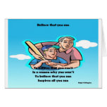 Determination Greeting Card