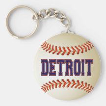 DETROIT BASEBALL KEYCHAIN