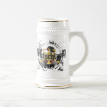 Deutschland 2010 grunge fussball gifts coffee mug