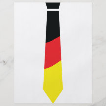 deutschland krawatte flyer design