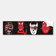 DEVIL FORK BUMPER STICKER