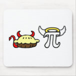 Devil Pie and Angel Pi Mousemat