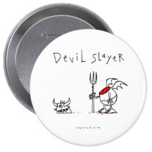 Devil Slayer Pinback Buttons