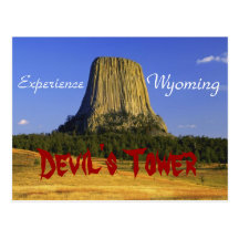 Devil's Rock, Wyoming Postcard