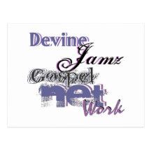 Devine Jamz Gospel Network Postcards