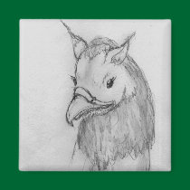 Devlin the gryphon magnets