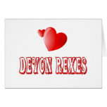 Devon Rex Love Card