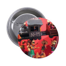 Dia de los Muertos Pinback Button