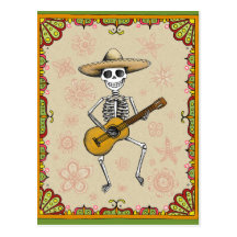 Dia de los Muertos Postcard