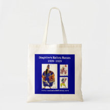 Diaghilev's Ballets Russes Tote Blue Bag