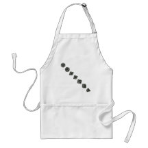 Diagonal Dice (Dark) Aprons