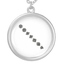Diagonal Dice (Dark) Custom Jewelry