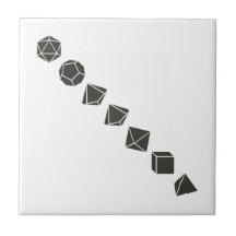 Diagonal Dice (Dark) Tiles