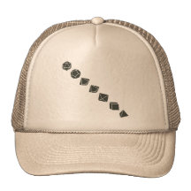 Diagonal Dice (Dark) Trucker Hats