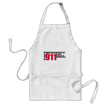 Dial 9-1-1 apron