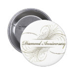 Diamond anniversary button